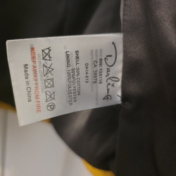 NWT Darling Yellow Motorcycle Jacket - Picture 3 of 6